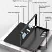 Samsung Galaxy Z Fold7 5G Flip Case with Pen Slot, Silver - GKK Full Cover - 9