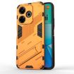 Xiaomi Redmi 13 4G Punk Armor Phone Case with Holder - Orange - 1