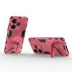 Xiaomi Redmi 13 4G Punk Armor PC + TPU Case with Holder Light Red - 3