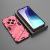 Redmi 14C 4G Global Punk Armor Phone Case with Holder - Light Red - 2