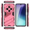 Redmi 14C 4G Global Punk Armor Phone Case with Holder - Light Red - 3