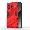 Redmi K80/Poco F7 Pro Punk Armor PC+TPU Case with Holder - Red - 1