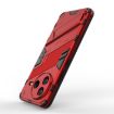 Redmi K80/Poco F7 Pro Punk Armor PC+TPU Case with Holder - Red - 4