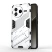 Redmi K80/Poco F7 Pro Punk Armor PC+TPU Phone Case with Holder White - 1