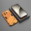 Redmi K80/Poco F7 Pro Punk Armor Orange Case with Holder - PC + TPU - 2
