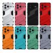 Redmi K80/Poco F7 Pro Punk Armor PC+TPU Phone Case with Holder - Blue - 7