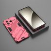 Redmi K80/Poco F7 Pro Punk Armor Phone Case with Holder - Light Red - 2