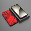 Redmi K80 Pro/Poco F7 Ultra Punk Armor PC+TPU Case with Holder Red - 2