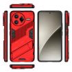 Redmi K80 Pro/Poco F7 Ultra Punk Armor PC+TPU Case with Holder Red - 3