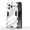 Redmi K80 Pro/Poco F7 Ultra Punk Armor PC+TPU Case with Holder White - 1
