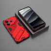 Redmi Note 14 4G Punk Armor PC+TPU Phone Case with Holder Red - 2
