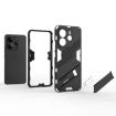 Redmi Note 14 4G Punk Armor PC+TPU Phone Case with Holder White - 6