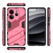 Redmi Note 14 4G Punk Armor PC+TPU Case with Holder Light Red - 3