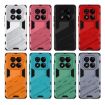 Redmi Note 14 Pro 4G Punk Armor PC+TPU Case with Holder - Black - 7