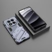 Redmi Note 14 Pro 4G Punk Armor PC + TPU Case with Holder - Grey - 2