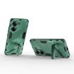 Redmi Note Turbo 4 Punk Armor Green Phone Case with Holder - PC + TPU - 4