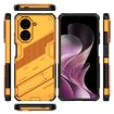 Redmi A5/Poco C71 Punk Armor Phone Case with Holder - Orange - 3