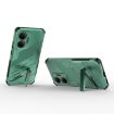 Redmi Turbo 4 Pro Punk Armor Phone Case with Holder - Green - 4