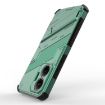 Redmi Turbo 4 Pro Punk Armor Phone Case with Holder - Green - 5