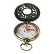 Nisa J35B Retro Pocket Watch with Hollow Flip Compass - 2