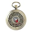 Nisa J35B Retro Pocket Watch with Hollow Flip Compass - 4
