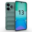 Redmi 13 4G Global Magic Shield TPU Flannel Case - Dark Green - 1
