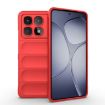 Red TPU + Flannel Phone Case for Redmi K70 Ultra Global Magic Shield - 1