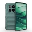Redmi Note 14 Pro 5G Magic Shield TPU Flannel Case - Dark Green - 1