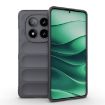 Redmi Note 14 Pro 5G Magic Shield TPU Flannel Case Dark Grey - 1