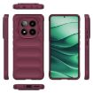 Redmi Note 14 Pro 5G Wine Red Magic Shield TPU Flannel Case - 3