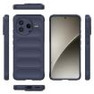 Redmi K80 5G/Poco F7 Pro Magic Shield TPU Flannel Case Dark Blue - 3