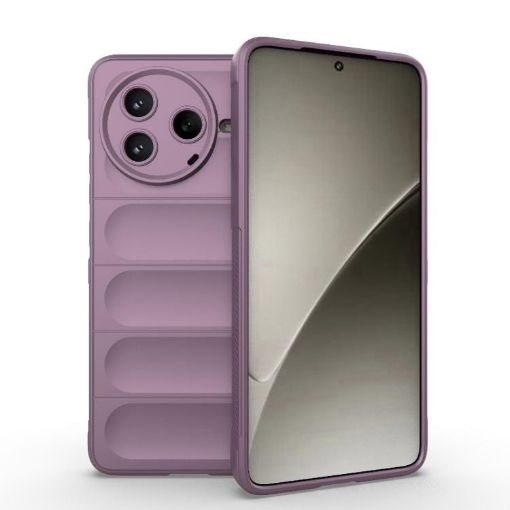 Redmi K80 5G/Poco F7 Pro Magic Shield TPU Flannel Case - Purple - 1
