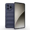 Redmi K80 Pro 5G Dark Blue Magic Shield TPU + Flannel Phone Case - 1