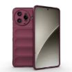Redmi K80 Pro 5G Wine Red Magic Shield TPU + Flannel Phone Case - 1