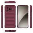 Redmi K80 Pro 5G Wine Red Magic Shield TPU + Flannel Phone Case - 3