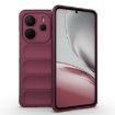 Redmi Note 14 4G EU Magic Shield TPU Flannel Case Wine Red 164.84mm - 1