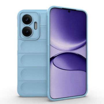Redmi Turbo 4 Pro 5G Magic Shield TPU Flannel Case Light Blue - 1