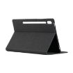 Samsung Galaxy Tab S7/S8 Leather Case with Holder - Black (2020) - 6