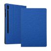 Samsung Galaxy Tab S7/S8 Leather Case with Holder - Blue (2020) - 1