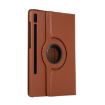 Samsung Galaxy Tab S7/S8 Litchi Texture 360 Leather Case Brown - 3