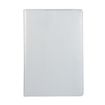 Samsung Galaxy Tab S7/S8 Litchi Texture 360 Rotation Leather Case Silver - 2
