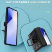 Samsung Galaxy Z Flip7 5G Case with Sliding Window & Ring Stand - Black - 5
