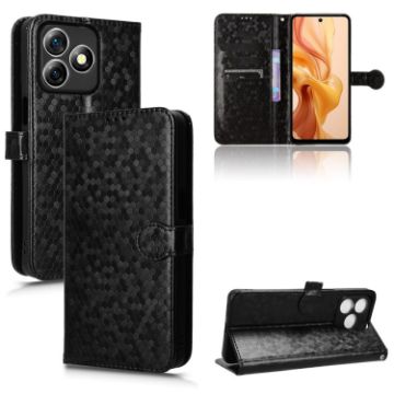 Ulefone Note 18 Ultra Black Honeycomb Dot Texture Leather Case - 1