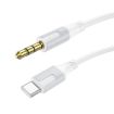 Borofone BL19 AUX Creator 3.5mm to Type-C Audio Cable 1m White - 1