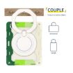 iPad Pro 13 2024 Silicone Case with Rotating Ring & Pen Slot - Green - 2