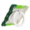 iPad Pro 13 2024 Silicone Case with Rotating Ring & Pen Slot - Green - 4