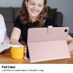 Samsung Galaxy Tab A8 10.5 Rhombus Leather Case - Rose Gold - 7