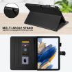 Samsung Galaxy Tab A8 10.5 Leather Tablet Case - Rhombus Lattice Black - 5