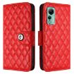 Ulefone Note 14 Red Flip Leather Phone Case with Lanyard - 2