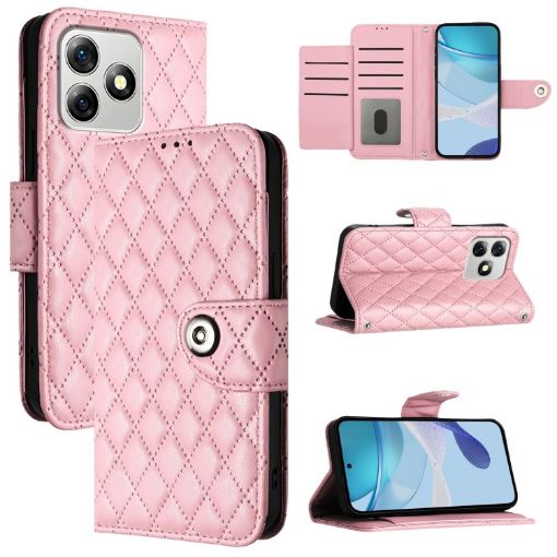 Ulefone Note 18 Ultra Pink Flip Leather Case with Lanyard - 1